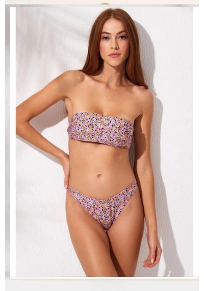 Pierre Cardin Bandaj Straplez Bikini 241174 Çok Renkli