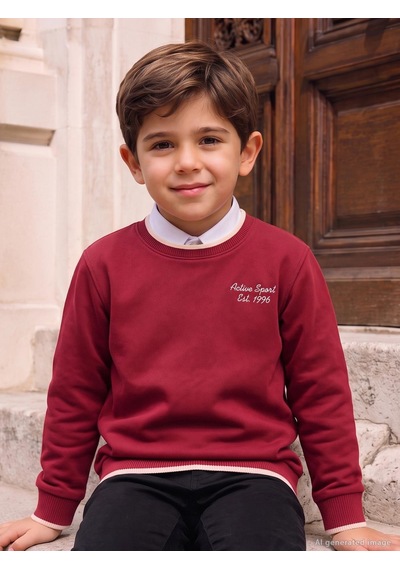 Civil Boys Pike Active 2-5 Yaş Sweatshirt - Bordo