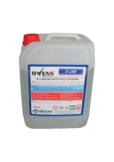 Owens X-lime Ultra Endüstriyel Bulaşık Makinası Kireç Sökücü 5 Kg Kireçmatik