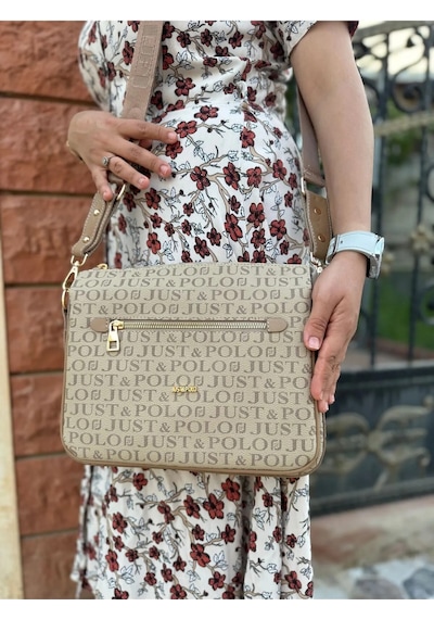 Just Polo Kadın Yeni Sezon El Ve Omuz Çantası 440113mh Vizon Yeni