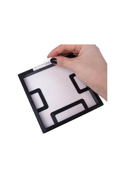 Yapışkanlı Sök-tak Siyah Pola Çerçeve - 3'lü Paket 14x14cm Masaüstü Ve Duvar Çerçevesi