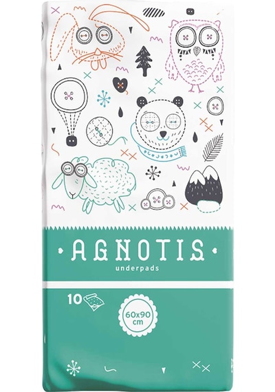 Agnotis Baby Bebek Bakım Alt Açma Pedi 10'lu 60 x 90 CM