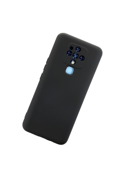 Tecno Camon 16 Uyumlu Kılıf Nano İçi Kadife Silikon - Siyah