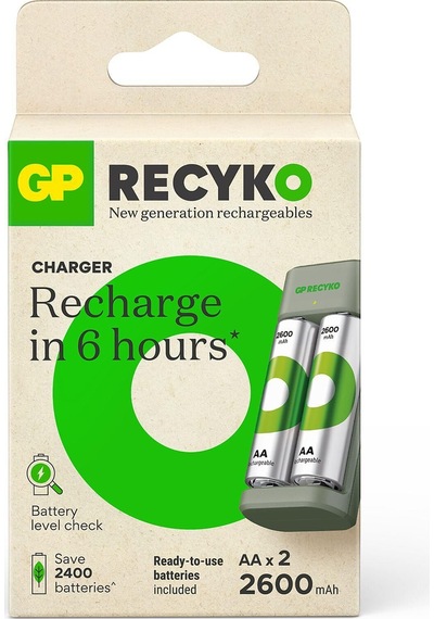 Gp E221-270hcer21-2gtlb2 2600 Mah Kalem Pilli Usb Şarj Cihazı 2 Li