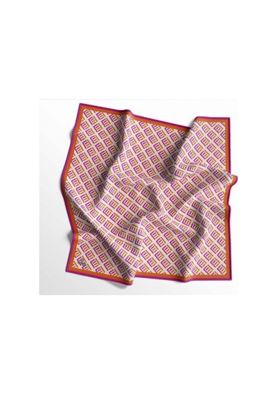 95 X 95 Quare Fresh Soft Pamuklu Eşarp - 03142 - 95 X 95 / Mor Pembe
