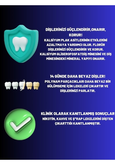 Clinomyn Temizle & Parlat Leke Giderici Diş Beyazlatan ve Parlatan Jel Diş Macunu 75 ML