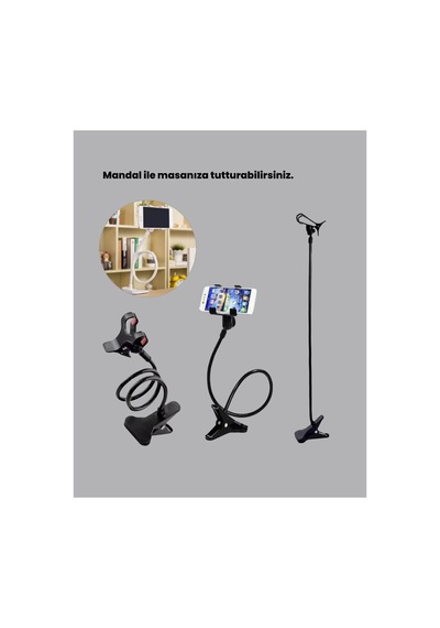 Masa Ve Araç İçi Kullanıma Uygun Akrobat Telefon Tutucu - Hs08376097-8238 Renkli Renkli