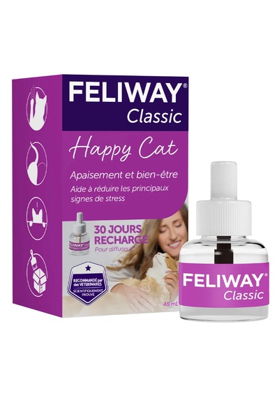 Feliway Classic Kedi Feromon Difüzör Yedek Kartuş 48 Ml İdrar Püskürtme, Tırmalama Ve Stres Önleyici Refill