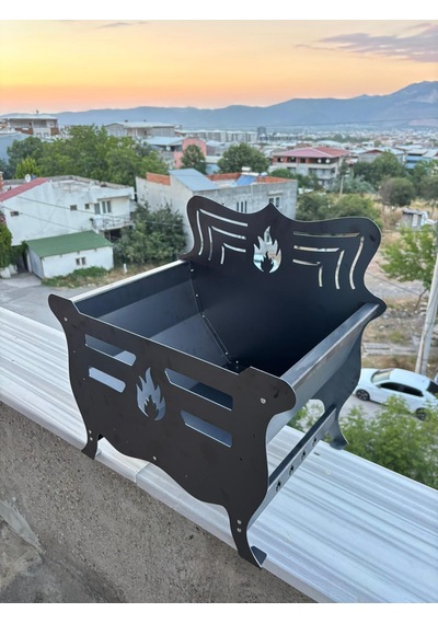 B2m Desıgns Dekoratif Metal Odunluk Şömine Ve Soba Odun Sepeti