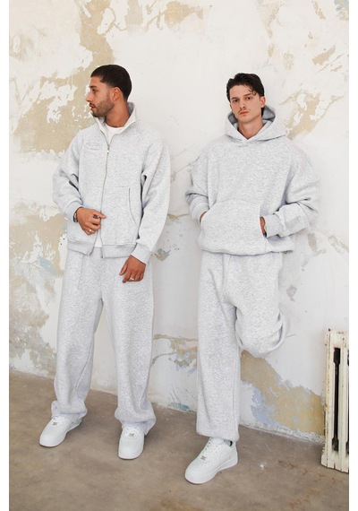 Gri Melanj Cozy Basic Oversize Sweatshirt Gri Melanj