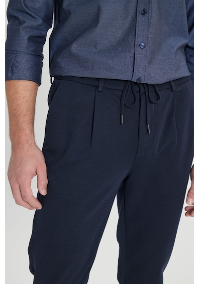AC&Co / Altınyıldız Classics Erkek Lacı Slim Fit Beli Bağlamalı Yan Cep Esnek Casual Pantolon
