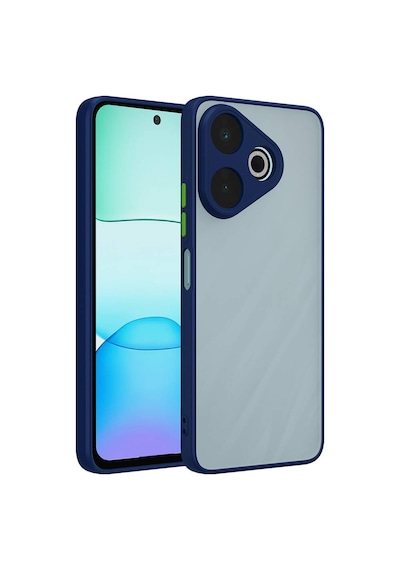Zore Redmi 13 4g Kılıf Ogaa Hux Kapak - Lacivert