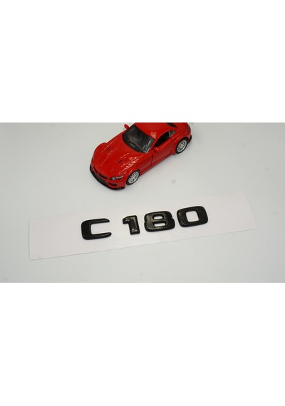 C 180 Bagaj Parlak Siyah ABS 3M 3D Yazı Logo