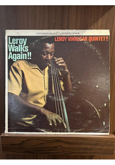 Leroy Vinnegar Quintet - Leroy Walks Again , Lp Cool Jazz