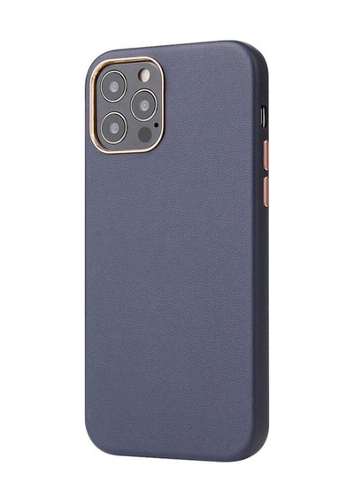Apple Uyumlu iPhone 12 Pro Kılıf Zore Eyzi Kapak Lacivert