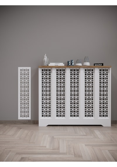 Dekoratif Petek Dolabı Kalorifer Peteği Kapatma Ünitesi Modern Tasarım İç Ölçü 96 Cm Dış Ölçü 100 Cm Petek 96 Beyaz Üstü Çam D1 Dekoratif Petek Dolabı Kalorifer Peteği Kapatma Ünitesi Modern Tasarım İç Ölçü 96 Cm Dış Ölçü 100 Cm Petek 96 Beyaz Üstü Çam D1