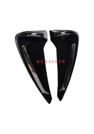 Koto Çamurluk Venti Çamurluk Rüzgarlığı Piano Black 2 Adet Logolu