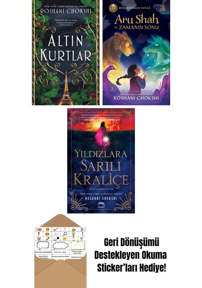Altın Kurtlar + Aru Shah Ve Zamanın Sonu + Yıldızlara Sarılı Kraliçe