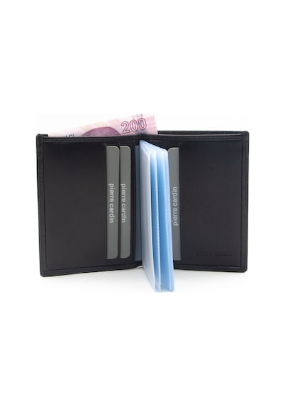 Pierre Cardin Siyah Unisex Deri Kartlık 0032 Siyah