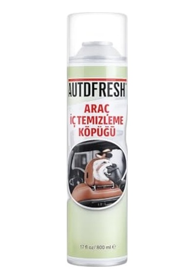 Autofresh Araç İç Temizleme Köpüğü 500 Ml Oto Koltuk, Tavan, Torpido, Kumaş Ve Deri İçin Profesyonel Temiz