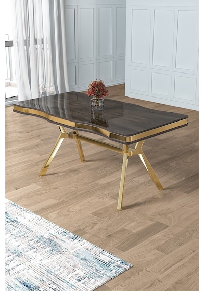 Canisa Pem Serisi 90x160 Lak Panel Antrasit İroni Gold Ayak Masa Takımı 6 Siyah Sandalye Siyah Mermer Desen Masa Sandalyeler Siyah Canisa Pem Serisi 90x160 Lak Panel Antrasit İroni Gold Ayak Masa Takımı 6 Siyah Sandalye Siyah Mermer Desen Masa Sandalyeler Siyah