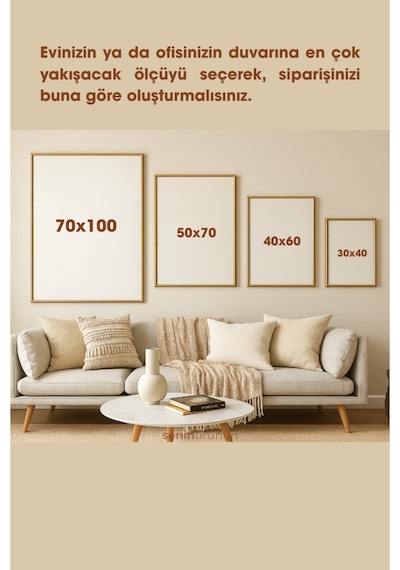 Sevimli Karikatür Hayvanlar - Gerçek Cama Baskı Siyah Alüminyum Metal Çerçeveli Minimalist Tablo