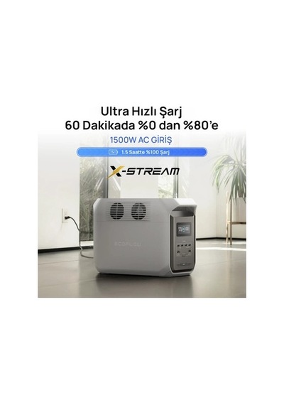 1500wh Kapasiteye Sahip Taşınabilir Güç İstasyonu, 4x1800w Çıkış
