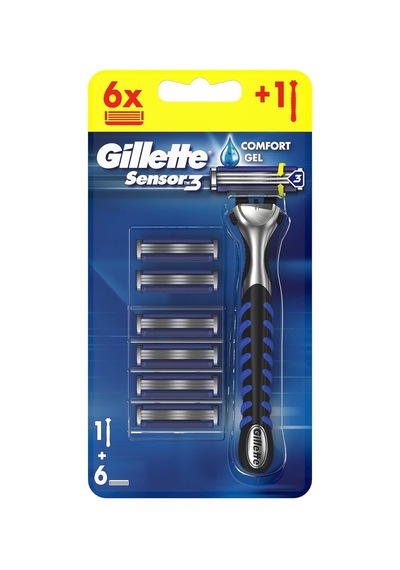 Gillette Sensor3 Tıraş Makinesi Plus 6 Bıçak
