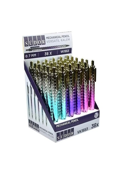 Südor Versatil Kalem 07 Mm Vk1553 36'lı Stand Çok Renkli