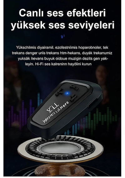 Y11 Bluetooth Kulaklık Mikrofonlu Motosiklet Kulaklığı İnter Tdrtr