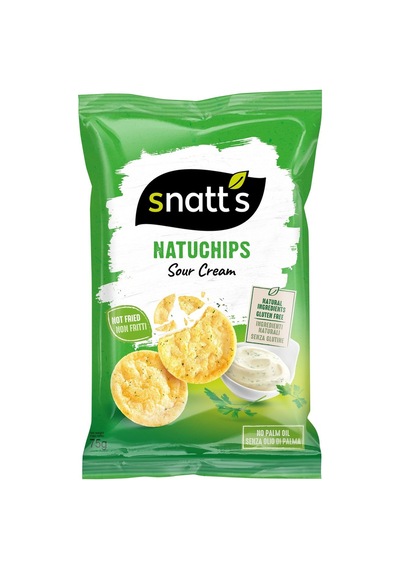 Snatt's Natuchips Ekşi Krema Ve Soğan Atıştırmalık 75 G - 5 Adet Tarı