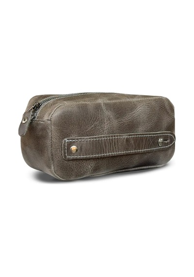 Mft Leather Design Hakiki Deri Erkek Çanta El Portföyü Raven 2501 Gri