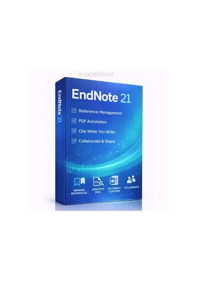 Endnote 21 Windows - Ömür Boyu Abonelik Kodu 1 Cihaz İçin Dijital Lisans