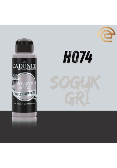 Cadence Hybrid Multisurface Akrilik Boya 120 Ml H074 Soğuk Gri H-074 Soğuk Gri