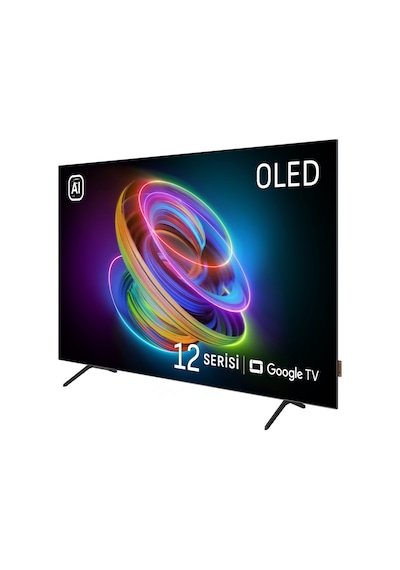 Arçelik Imperium 12 A 1255 C AI 55" 140 Ekran 120 Hz Uydu Alıcılı 4K UHD Google TV OLED Smart TV