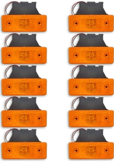 Ahmet Otomotiv 10 Adet Side Marker Led Lamba Sarı 12v-24v