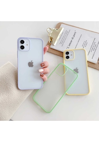 Apple Uyumlu iPhone 12 Kılıf Zore Mess Kapak-Siyah