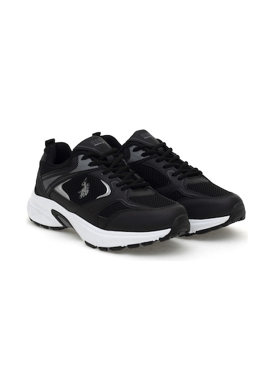 U.S. Polo Assn. Erkek Siyah Spor Ayakkabı 50304817-VR046 U.S. Polo Assn. Erkek Siyah Spor Ayakkabı 50304817-VR046
