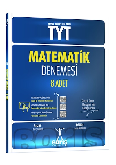 Barış Yayınları TYT Matematik Denemesi 8 Adet
