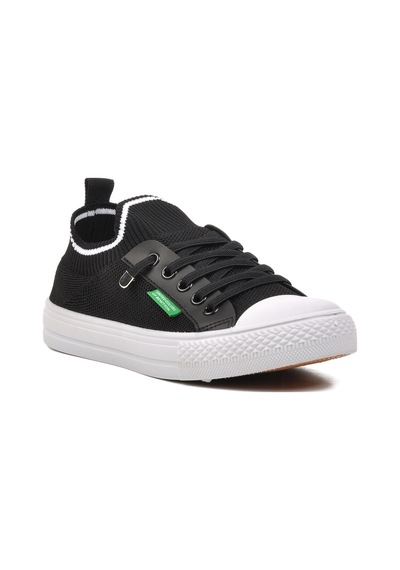United Colors Of Benetton Siyah Kadın Sneaker Benetton Bnı-10233 Z Siyah