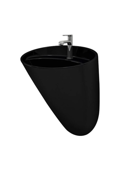 Bocchi Venezia Asma Monoblok Lavabo Parlak Siyah 1083-005-0126