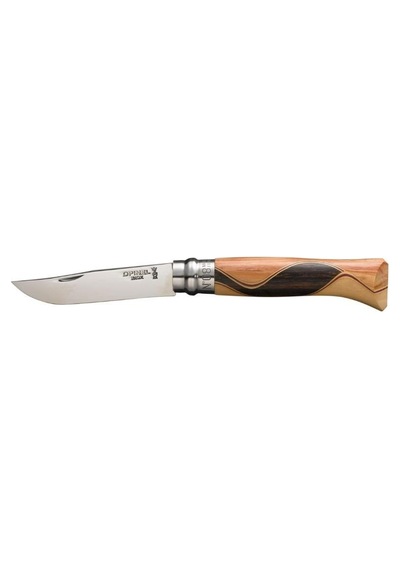 Opinel İnox Tradition Ahşap 8 No Kamp Çakı Kahverengi
