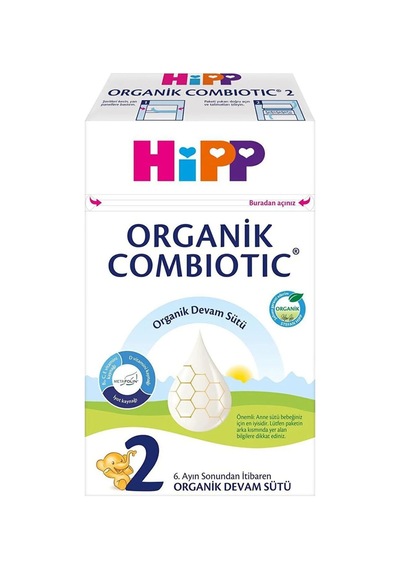 2 Organik Combiotic Bebek Sütü 600 Gr