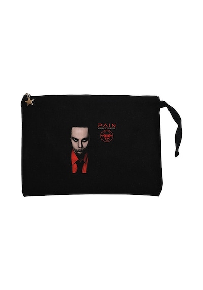Pain Psalms of Extinction Siyah Clutch Cüzdan / El Çantası Siyah
