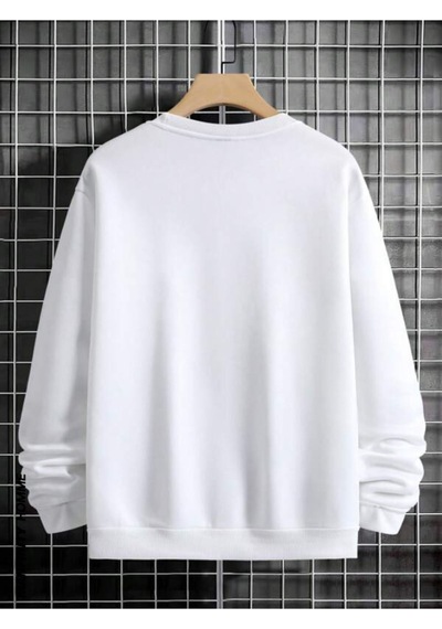Altamira Erkek El Baskı Bisiklet Yaka Sweatshirt 001
