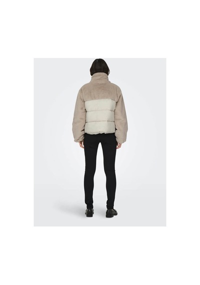 Only Wanja Kadın Bej Polar Ceket 15292945-mbm Moonbeam