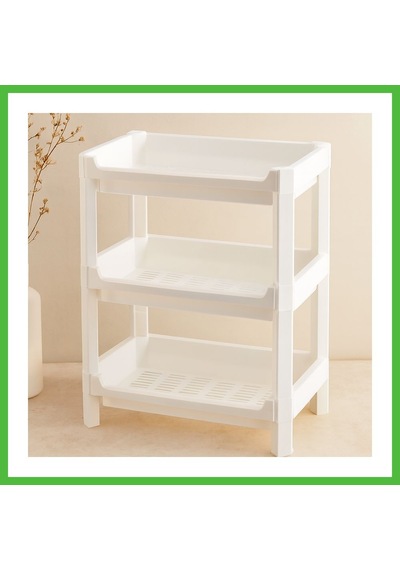 Vaveni 3 Katlı Geniş Sepet Organizer Raf Ünitesi 510x205x685 Mm Arz Çok Renkli