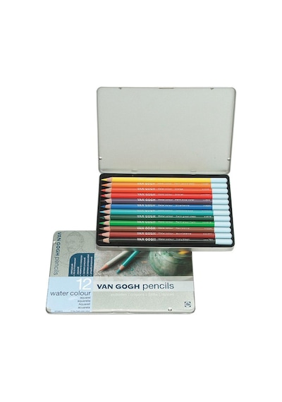 Talens Van Gogh Sulu Boya Kalemi 12 Renk Metal Kutu