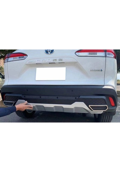 Toyota Corolla Cross 2022 Sonrası Arka Tampon Koruma Difüzör İthal
