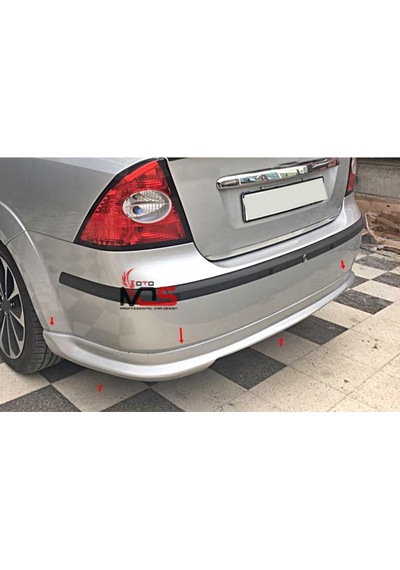 Ford Focus 2 Sedan Arka Tampon Eki Fiberglass Boyasız